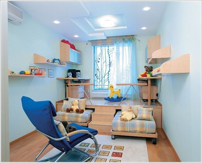 Khắc phục sự chật chội của phòng bé bằng những ý tưởng đơn giản