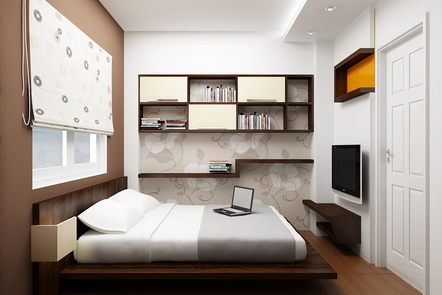 Mẹo nhỏ tiện ích cho phòng ngủ thêm rộng