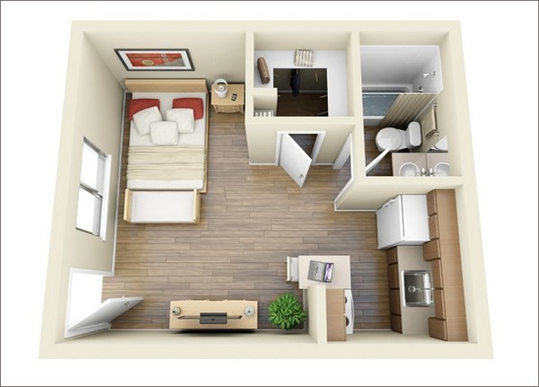 Những thiết kế hoàn hảo cho căn hộ có diện tích khiêm tốn