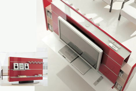 phòng khách và cách chọn kệ tivi hiện đại