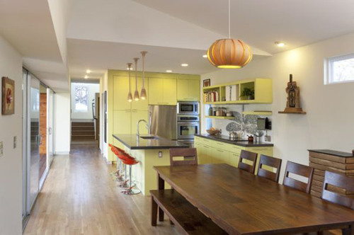 Trang trí cho bếp hiện đại ấm cúng