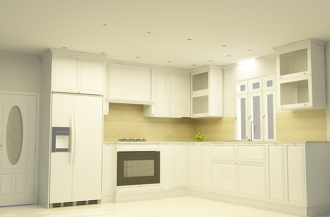 Tủ bếp chữ L - giải pháp ưu việt cho nhà chung cư nhỏ